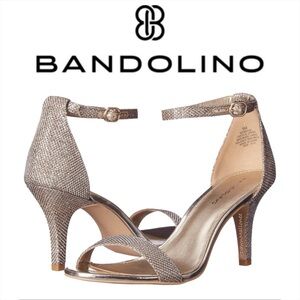 NIB - Bandolino Women's Madia Sparkle, Open-Toed Heeled Sandal - sz 11